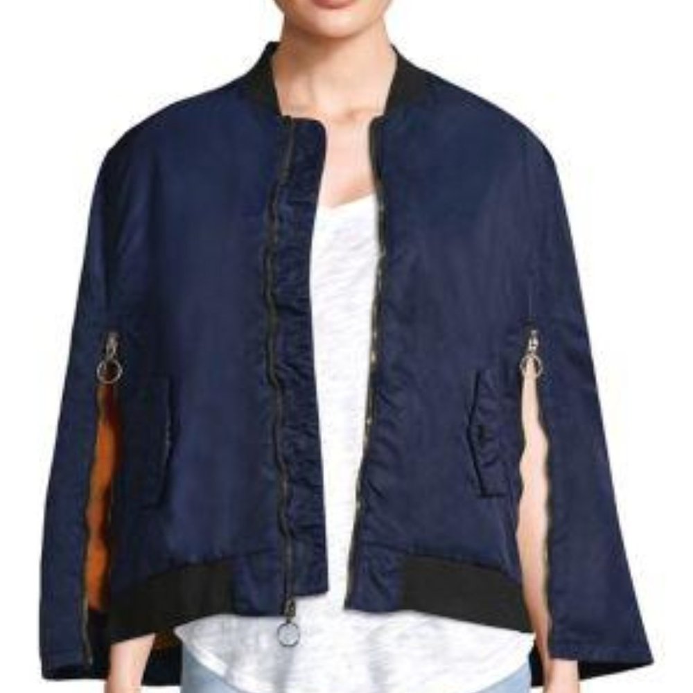 NWT Hudson Foxtrot Cape Zip Bomber Jacket XS